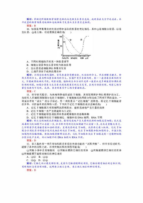 2012高考生物二輪復習專題五真題在線練習